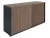 Офисный шкаф NWT 0714 темный орех/антрацит Офисный шкаф NWT 0714 темный орех/антрацит