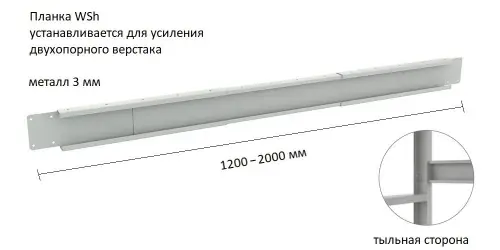 Верстак Практик Expert W120.F2/F2.121